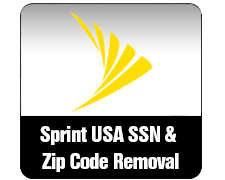 Zip & SSN Removal Sprint